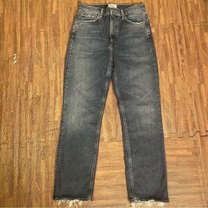 AGOLDE High Rise Stovepipe jeans Women’s Size 28 Helm